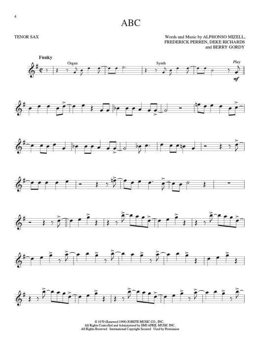 Motown Classics - Instrumental Play-Along Series Tenor Saxophone 薩氏管 | 小雅音樂 Hsiaoya Music