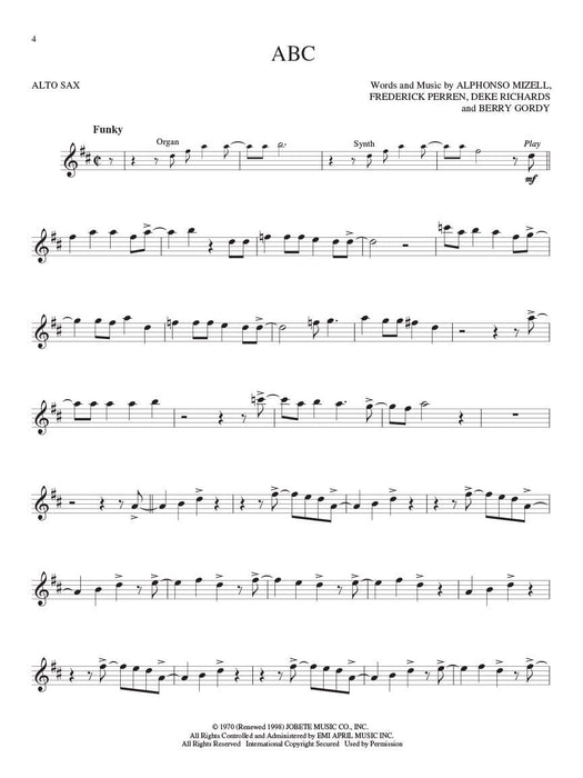 Motown Classics - Instrumental Play-Along Series Alto Saxophone 中音薩氏管 | 小雅音樂 Hsiaoya Music