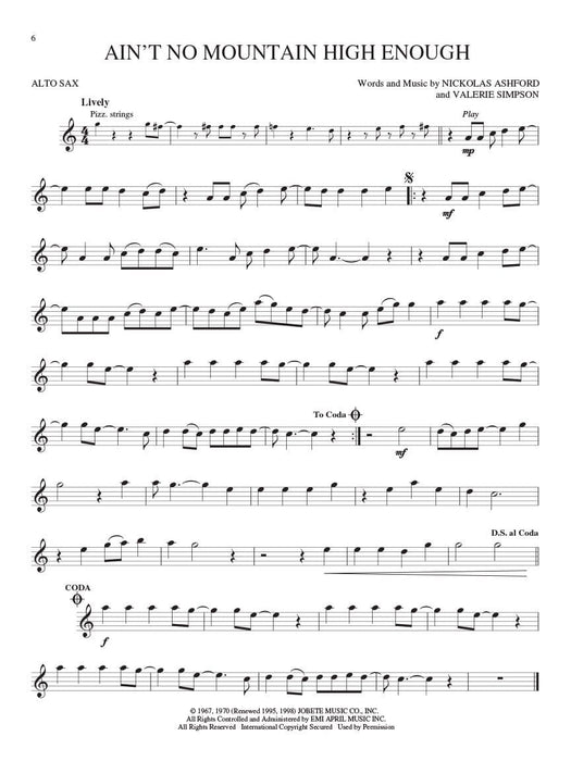 Motown Classics - Instrumental Play-Along Series Alto Saxophone 中音薩氏管 | 小雅音樂 Hsiaoya Music