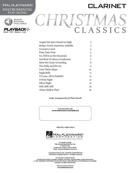 Christmas Classics for Clarinet 豎笛 | 小雅音樂 Hsiaoya Music