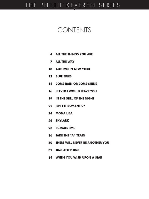 The Great American Songbook arr. Phillip Keveren The Phillip Keveren Series Piano Solo 鋼琴 獨奏 | 小雅音樂 Hsiaoya Music