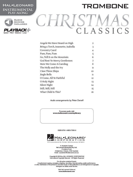 Christmas Classics for Trombone 長號 | 小雅音樂 Hsiaoya Music