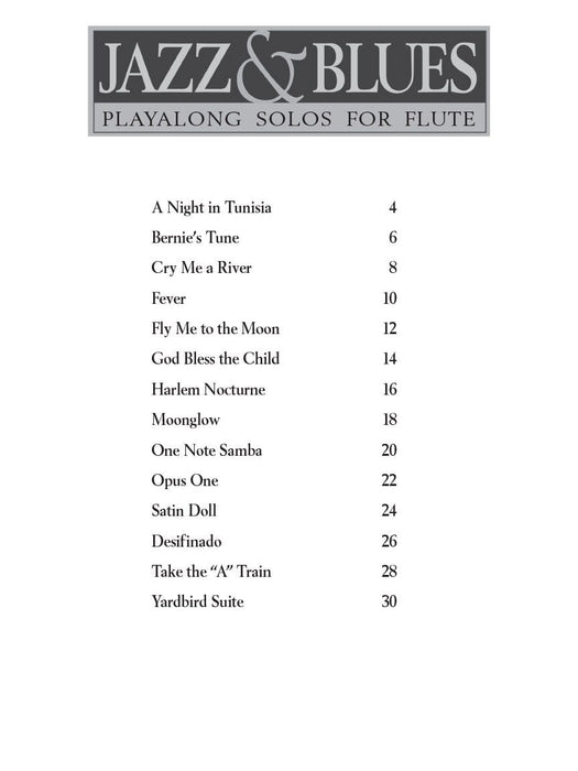 Jazz & Blues Instrumental Play-Along for Flute 藍調 長笛 | 小雅音樂 Hsiaoya Music